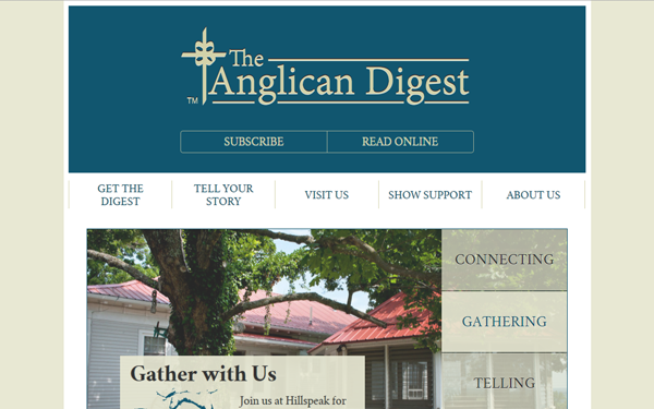 anglicandigest.org desktop screenshot